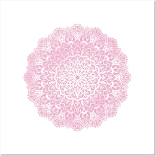 Pink Sky Mandala Posters and Art